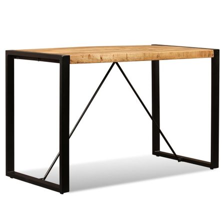 Table de salle à manger Bois de manguier brut 120 cm