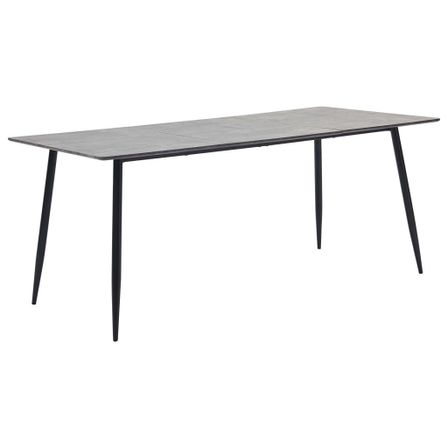 Table de salle à manger Gris 180x90x75 cm MDF