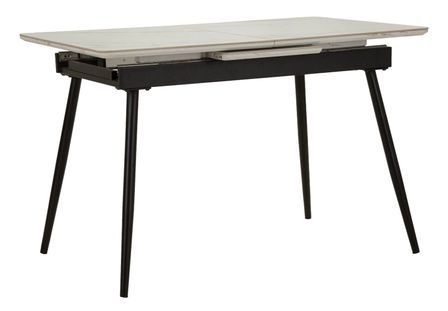 Table de salle à manger matt cm 120x80x75 (ouverte 155x80x75)