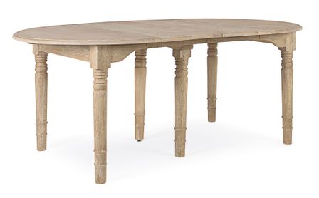 Table extensible bois de chêne naturel Badou L 110/272