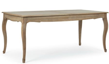 Table extensible DOMIKA - Bois massif naturel 180/225 cm