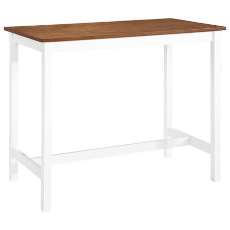 Table haute de bar Bois massif 108 x 60 x 91 cm