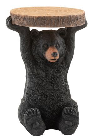 Table ours marron foncé Grizzli L 26 cm