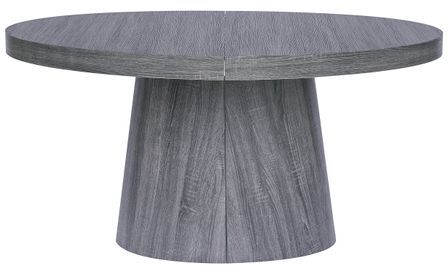 Table ovale extensible bois chêne gris Aleez