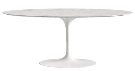 Table ovale TULIPE en marbre – Collection haut de gamme fabriquée en Italie