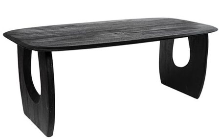 Table rectangulaire en bois noir Vazir – Modernité et originalité réunies