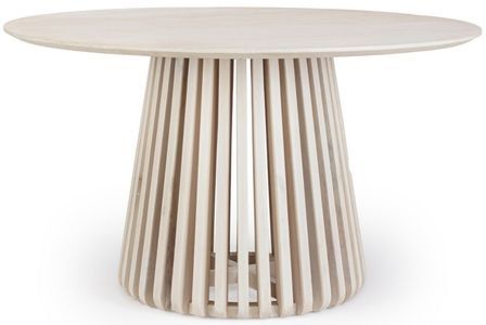 Table ronde en bois ZILA Ø130 cm