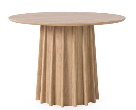 Table ronde en chêne LAURENZA – Ø100 ou Ø120 cm