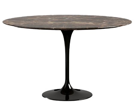 Table ronde TULIPE plateau en marbre - Collection haut de gamme