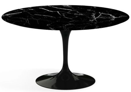 Table ronde TULIPE plateau en marbre - Collection haut de gamme