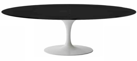 Table tulipe ovale extensible plateau stratifié - Collection haut de gamme