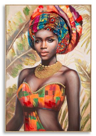 Tableau avec cadre deva -b- cm 82x4,5x122