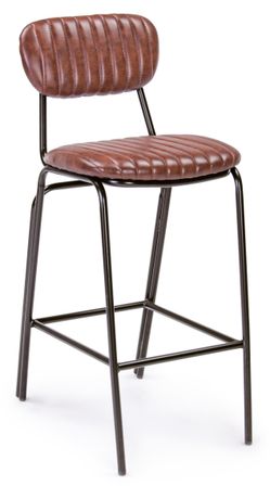 Tabouret de bar acier Debbie hauteur d'assise 74 cm