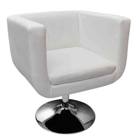 Tabouret de bar Blanc Similicuir 7