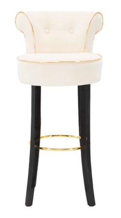 Tabouret de bar luxy cream cm 46 x 48 x 96