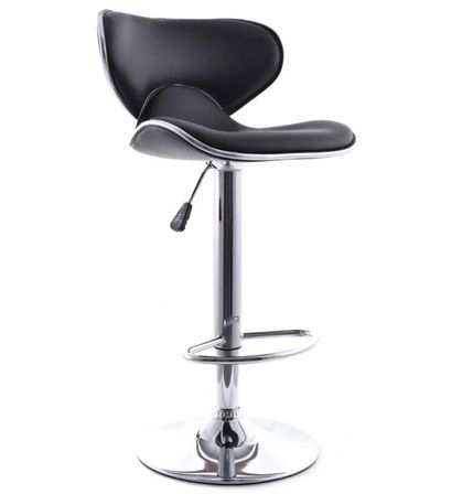 Tabouret de bar SIBRA pivotant et réglable en hauteur