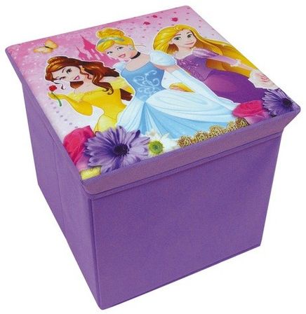 Tabouret de rangement pliable Princesses Disney