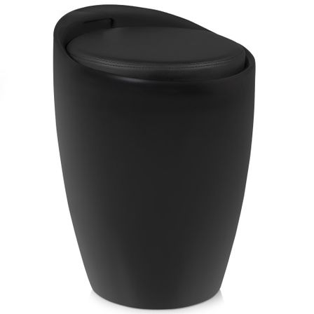 Tabouret design Noir Mat Patz