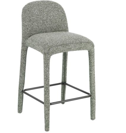 Tabouret moderne ANTARA – Tissu bouclé