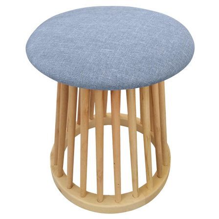 Tabouret style scandinave bleu Kudik