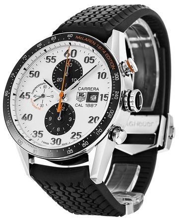 Tag Heuer Carrera Cal 1887 43 Mm Mclaren 49th Anniversary TAG-CAR2A12.FT6033