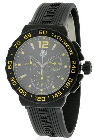 Tag Heuer F1 Chrono Quartz 42 Mm Black&yellow CAU111E.FT6024
