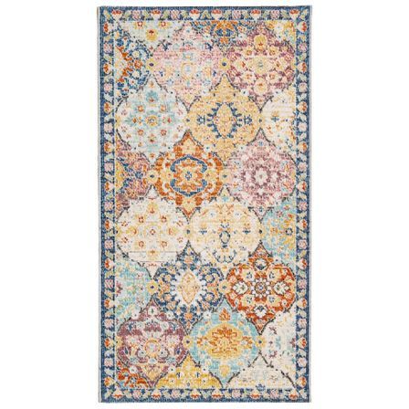 Tapis ARBIZU intérieur extérieur design vintage 80x150 cm