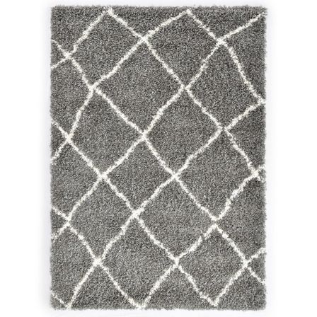Tapis berbère PP Gris et beige 120x170 cm