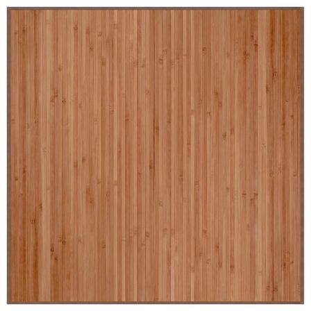 Tapis carré naturel 100x100 cm bambou