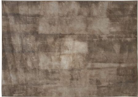 Tapis colonial en viscose marron Dorian 290x200 cm