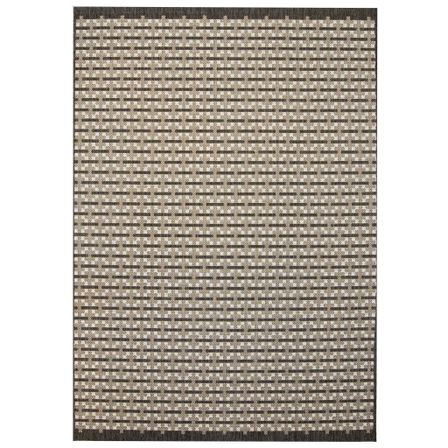 Tapis d'extérieur/d'intérieur Aspect de sisal 140 x 200 cm Carré