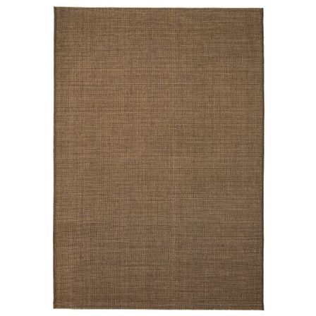 Tapis d'extérieur/d'intérieur Aspect sisal 160 x 230 cm Marron