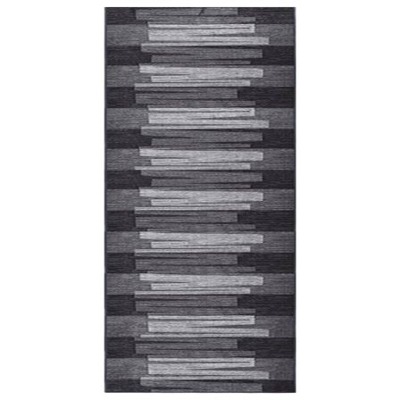 Tapis de couloir antidérapant Anthracite 100x450 cm