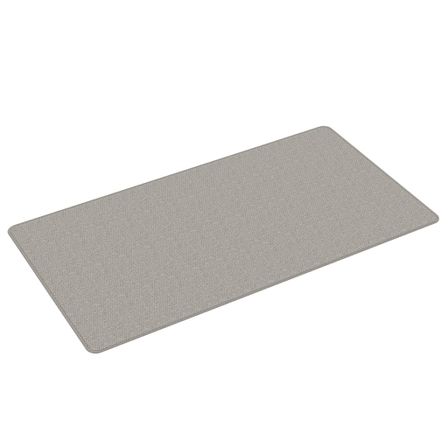 Tapis de couloir aspect sisal taupe 80x150 cm
