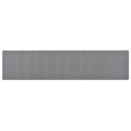 Tapis de couloir Gris foncé 50x250 cm
