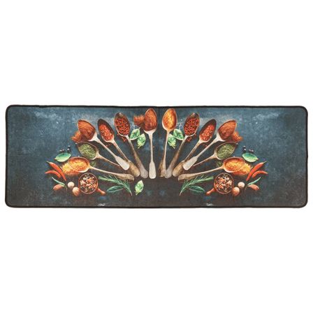 Tapis de cuisine multicolore 60x180 cm lavable antidérapant