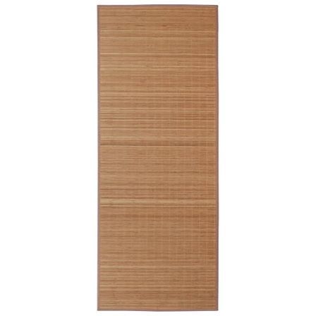 Tapis en bambou 160 x 230 cm Marron