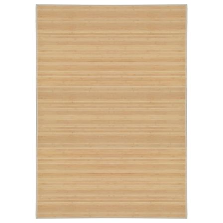 Tapis en bambou 160 x 230 cm Naturel 2
