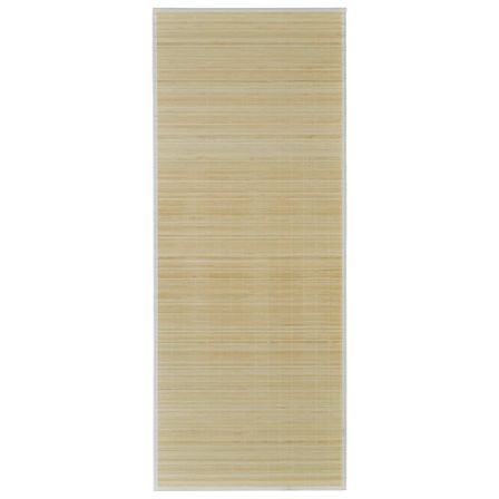 Tapis en bambou 160 x 230 cm Naturel