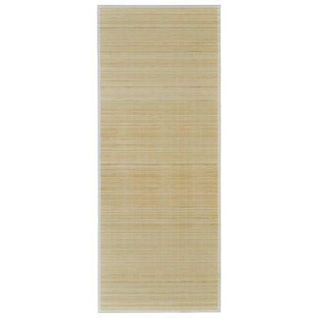 Tapis en bambou naturel à latte Rectangulaire 150 x 200 cm