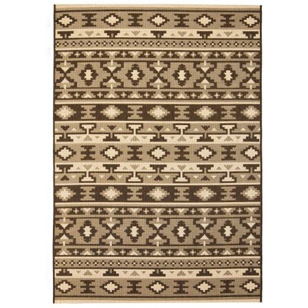 Tapis extérieur/intérieur Style sisal 160x230cm Design ethnique