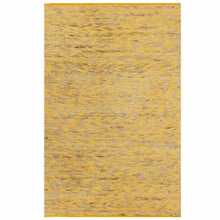 Tapis fait à la main Jute Jaune et naturel 80x160 cm