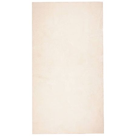 Tapis HUARTE à poils courts doux et lavable beige 80x150 cm