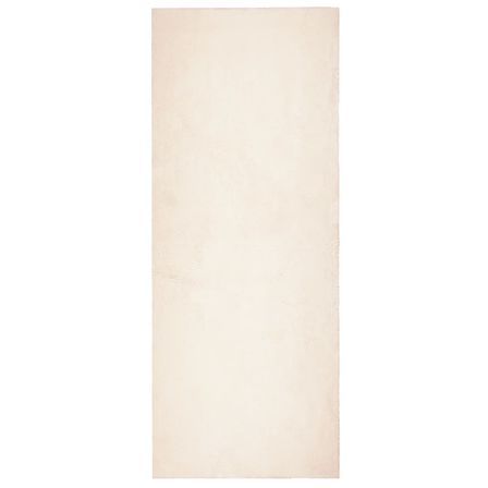 Tapis HUARTE à poils courts doux et lavable beige 80x200 cm