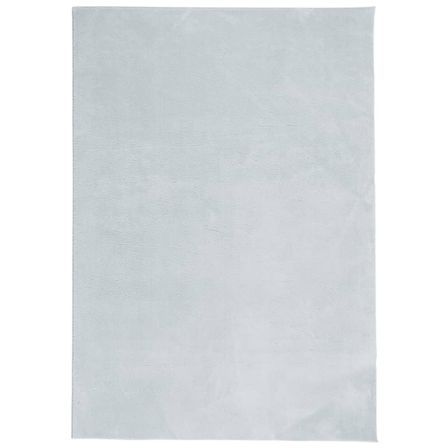 Tapis HUARTE à poils courts doux et lavable bleu 140x200 cm