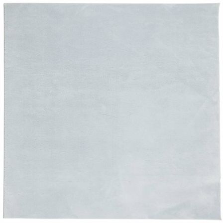 Tapis HUARTE à poils courts doux et lavable bleu 160x160 cm