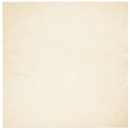 Tapis HUARTE à poils courts doux et lavable crème 120x120 cm