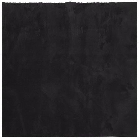 Tapis HUARTE à poils courts doux et lavable noir 240x240 cm