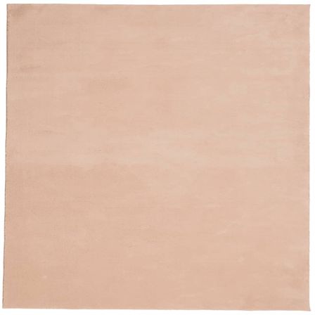 Tapis HUARTE à poils courts doux lavable rouge clair 160x160 cm