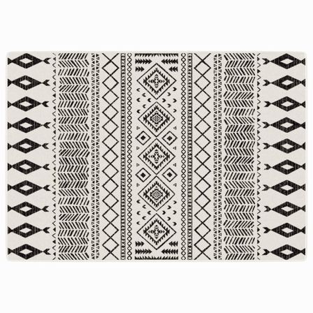 Tapis intérieur extérieur à poils courts 160x230cm antidérapant